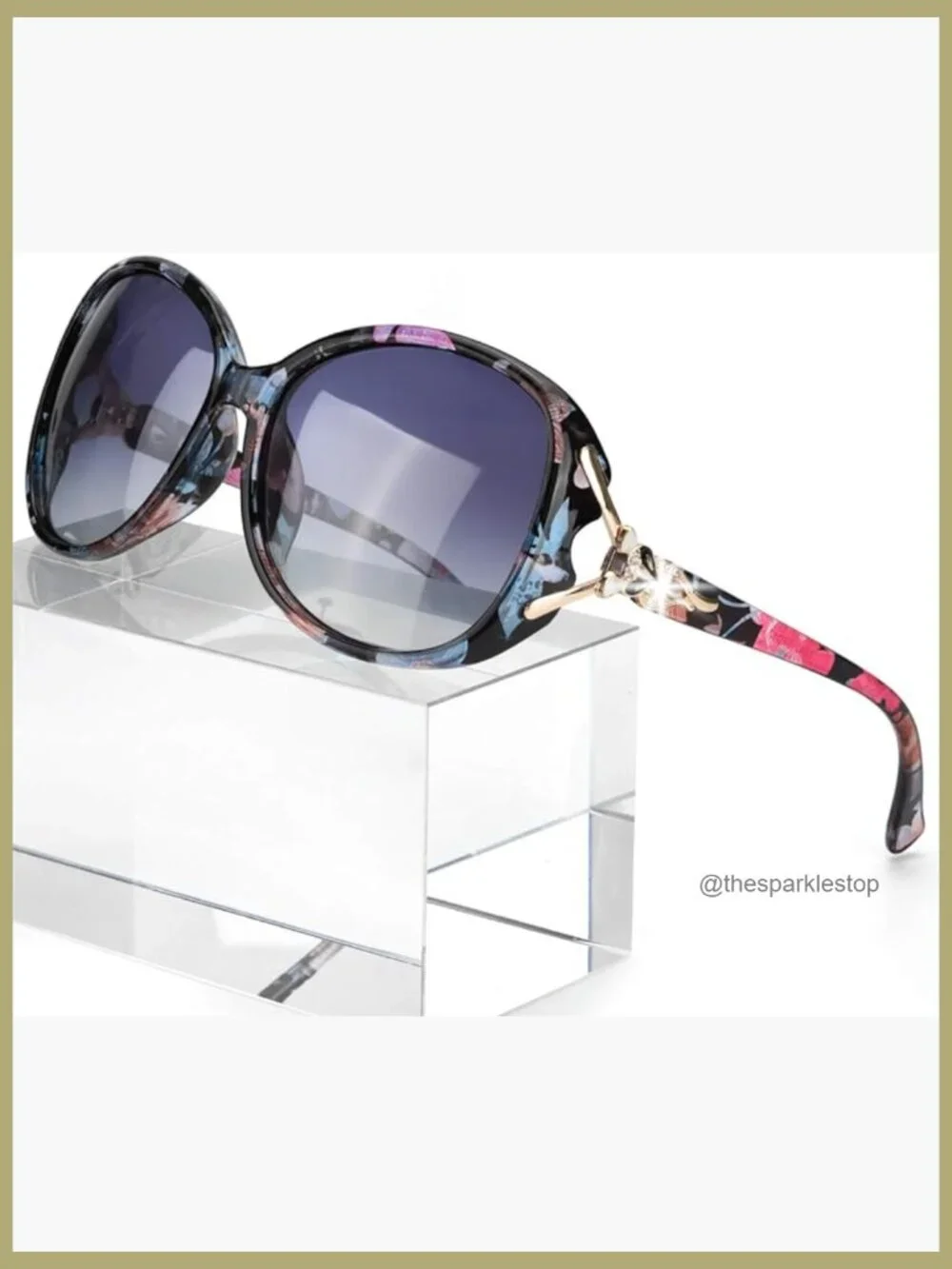 Polarized Sunglasses for Women Oversized Retro Style UV Protection